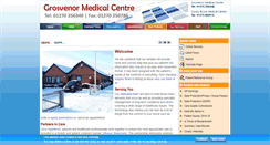 Desktop Screenshot of grosvenormedicalcentre.org.uk